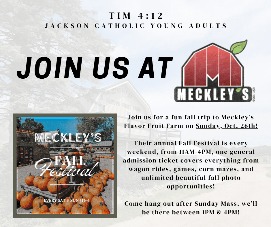 Fall Trip to Meckley's October 26 2025 - St John the Evangelist Catholic Church