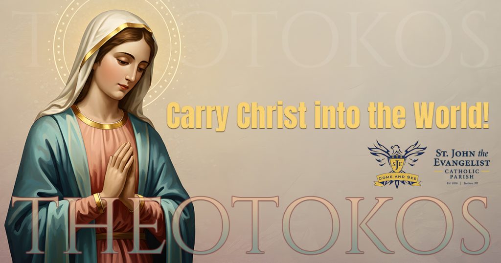 Theotokos is Us - St John the Evangelist Catholic Church Jackson Michigan