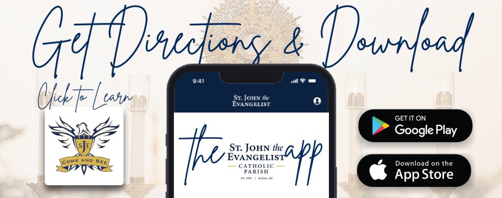 St John the Evangelist Catholic Church App Directions