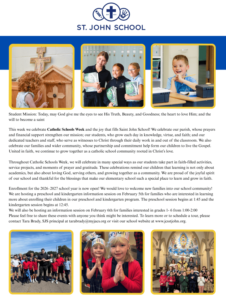 Bulletin Article Jan 25 2026 - St John the Evangelist Catholic Church Jackson Michigan