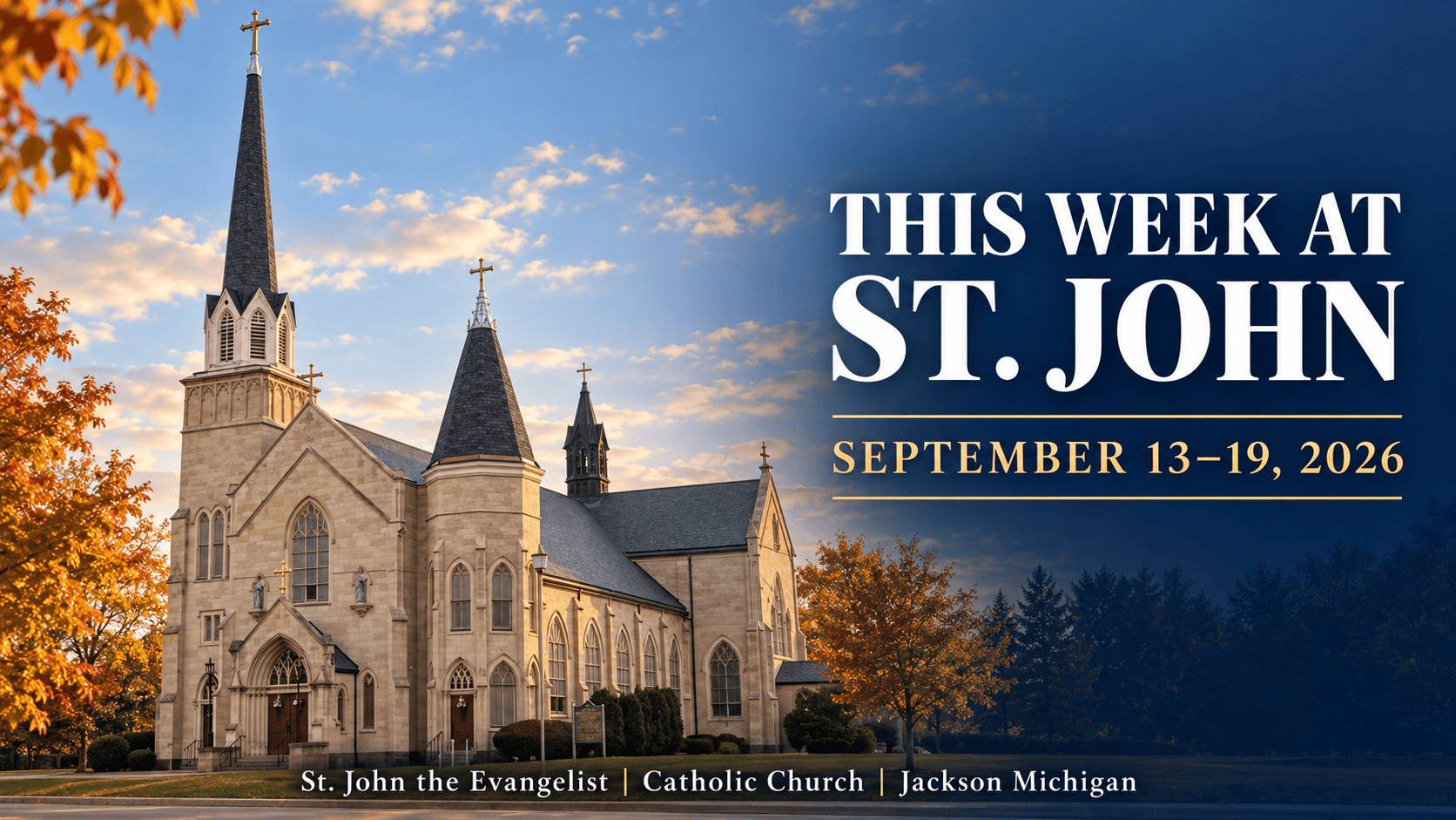 This Week’s Events: September 13, 2026 – September 19, 2026