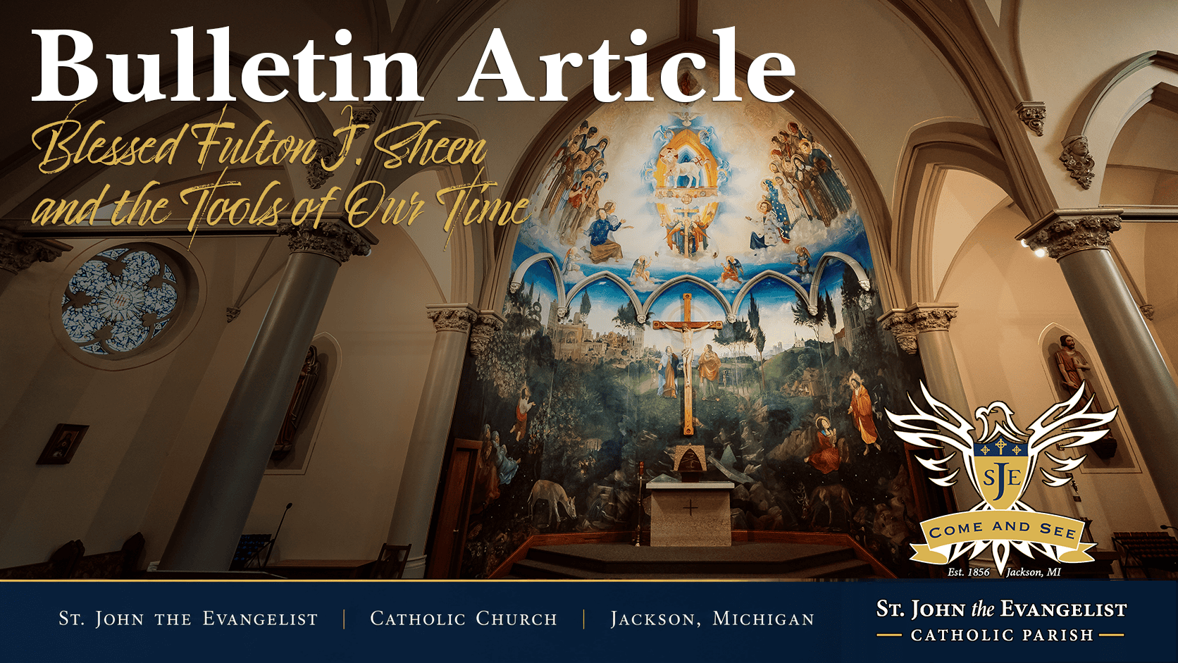 Bulletin Article, Blessed Fulton J. Sheen and the Tools of Our Time – September 27, 2026