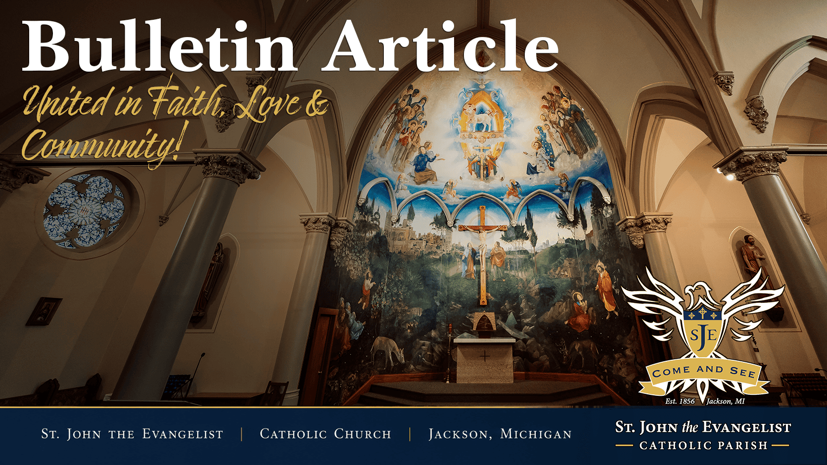 Bulletin Article: United in Faith, Love, and Community – October 15, 2026